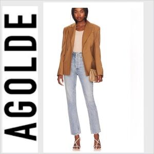 Agolde Riley high rise straight crop. Size 30 RENEWAL